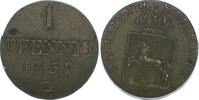 Braunschweig-Calenberg-Hannover Cu Pfennig Wilhelm IV. 1830-1837. -