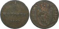 Hessen-Darmstadt Cu 1/2 Kreuzer Ludwig I. 1806-1830. -