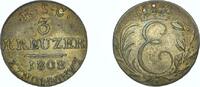 Sachsen-Coburg-Saalfeld 3 Kreuzer Ernst 1806-1826. -