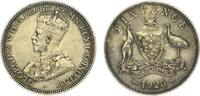 Australien Sixpence George V. 1910-1936. -
