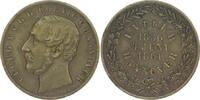 Braunschweig-Calenberg-Hannover Cu Abschlag von den Stempeln der 1/2 Krone Georg V. 1851-1866. -