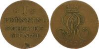 Braunschweig-Calenberg-Hannover Cu Pfennig Georg III. 1760-1820. -