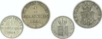 Oldenburg LOT: 1/2 und 1 Groschen Nicolaus Friedrich Peter 1853-1900. -