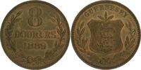 Großbritannien-Guernsey Cu 8 Doubles Victoria 1837-1901. -