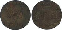 Indonesien-Niederländisch Ostindien Utrecht. Cu Duit Ostindische Kompanie 1602-1799. -