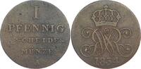Braunschweig-Calenberg-Hannover Cu Pfennig Wilhelm IV. 1830-1837. -