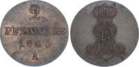 Braunschweig-Calenberg-Hannover Cu 2 Pfennig Ernst August 1837-1851. -
