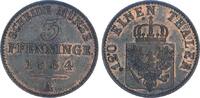 Brandenburg-Preußen Cu 3 Pfennig Wilhelm I. 1861-1888. -