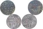 Brandenburg-Preußen LOT: Cu Schilling Friedrich Wilhelm II. 1786-1797. -