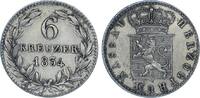 Nassau 6 Kreuzer Wilhelm 1816-1839. -