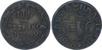 Mecklenburg-Wismar, Stadt Cu 3 Pfennig -