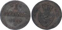Hessen-Darmstadt Cu Pfennig Ludwig I. 1806-1830. -
