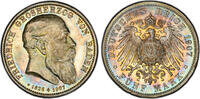 Baden 5 Mark Friedrich I. 1856-1907. -