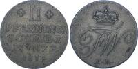 Braunschweig-Wolfenbüttel Cu 2 Pfennig Friedrich Wilhelm 1806-1815. -
