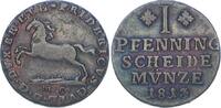 Braunschweig-Wolfenbüttel Cu Pfennig Friedrich Wilhelm 1806-1815. -