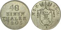Sachsen-Coburg-Saalfeld 1/48 Taler Franz 1800-1806. -