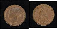 Grossbritannien Cu Farthing Victoria 1837-1901. -