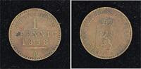 Reuss, jüngere Linie zu Schleiz Cu Pfennig Heinrich LXVII. 1854-1867. -