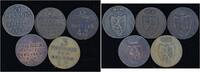 Reuss, ältere Linie zu Obergreiz LOT: Cu 3 Pfennig Heinrich XIX. 1817-1836. -