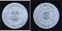 Marokko 5 Francs AH 1370 (1951) Mohammed V. 1927-1962. Stempelglanz 83.97 US$  +  33.59 US$ shipping