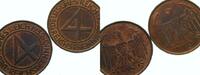 Weimarer Republik LOT: 4 Pfennig -