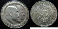 Württemberg 3 Mark Wilhelm II. 1891-1918. -