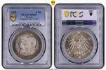 5 Mark 1909 Sachsen Friedrich August III. 1904-1918. PCGS MS65. Stempelglanz
