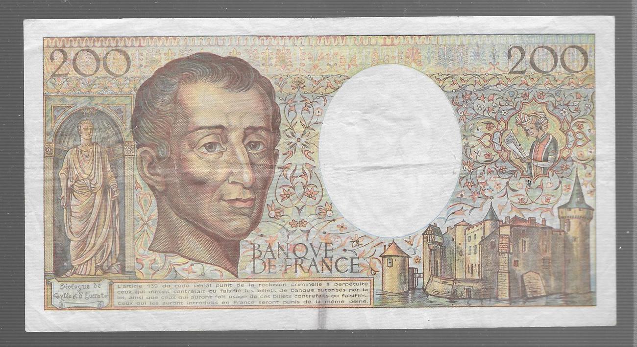 FRANCE 200 Francs 1990 F.100 | MA-Shops