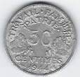 FRANCE 25 Cent. 50 Cent. 1 et 10 Francs 25c. 1 und 10Fr. Leichte Stempeldrehung. Coin tourné. 50 C. Metallüberchüß .* schön(im Schnitt)