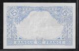 FRANCE . 5 Francs 09.03.1912 *BLEU*. Alphabet.X.177 . Fast vorzüglich