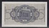 DEUTSCHLAND/ALLEMAGNE. 5 Reichsmark. (09.1939) Reichskreditkassen. Serie: M . .VF+.