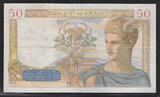 FRANCE . 50 Francs 15/11/1934 CÉRÈS. Alphabet: H.21 . VF+