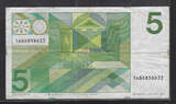 NEDERLAND . PAYS-BAS . 5 Gulden . 28/03/1973 . JOOST VAN DEN VONDEL . Dramatiker . Dramaturge . VF-.
