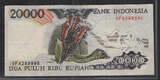 INDONESIA. INDONÉSIE . 20000 Rupiah (1995) 1997. Serie: SFA . VF