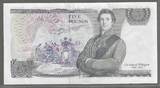 UNITED KINGDOM . GRANDE BRETAGNE. 5 Pounds. (1988). .REINE ÉLISABETH II . Serie: RE35 . VF+ .