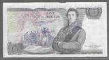 UNITED KINGDOM . GRANDE BRETAGNE. 5 Pounds. (1988). .REINE ÉLISABETH II . Serie: SC05 . Gutes sehr schön(Fleck um 12Uhr).