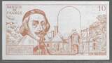 FRANCE. (10 NF) (1960-1964) RICHELIEU. Banknote zur Verwendung in Schulen. Billet à usage scolaire . EF.