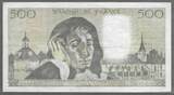 FRANCE. 500 Francs. 02/07/1981. PASCAL. Alphabet: W.146 . VF-.