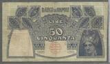 ITALIA/ITALIE. 50 Lire. 23/02/1911. BANCO di NAPOLI. Serie: L-X . Gutes F.
