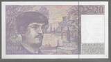FRANCE. 20 Francs. 1990. DEBUSSY. Komponist, Compositeur.Alphabet: A.027 . Fast NEU / AU-55.