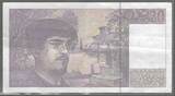 FRANCE. 20 Francs. 1993. DEBUSSY. Komponist, Compositeur.Alphabet: C.046. * VF