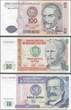 PERÚ/PÉROU. 1987/1988. 7 NOTES. 10, 50, 100, 500, 1000, 5000, 10000 Intis . Von EF bis fast Neu.