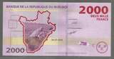 BURUNDI/UBURUNDI. 2000 Francs. 04/07/2018. Serie: CD . Fast NEU. AU-55.