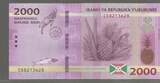 BURUNDI/UBURUNDI. 2000 Francs. 04/07/2018. Serie: CD . Fast NEU. AU-55.