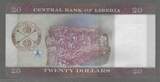 LIBERIA. 20 Dollars. 2016 Serie: AA . Fast NEU. AU-55.