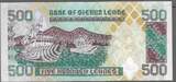 SIERRA LEONE. 500 Leones. 15/07/1998. Serie: E/89 . Fast NEU. AU-55.
