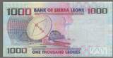 SIERRA LEONE. 1000 Leones. 04/08/2013. Serie:DZ . Fast NEU. AU-55.
