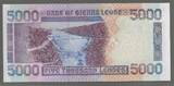SIERRA LEONE. 5000 Leones. 01/03/2003. Serie: W . Fast NEU. AU-55.