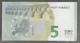 BCE/ECB. 5 €uro. (2019) Serie: VA. Code court: V002J5 . Fast NEU. AU-55.