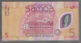 SAMOA. 5 Tala. (2023) Serie: AA . Polymer . Fast NEU. AU-55.